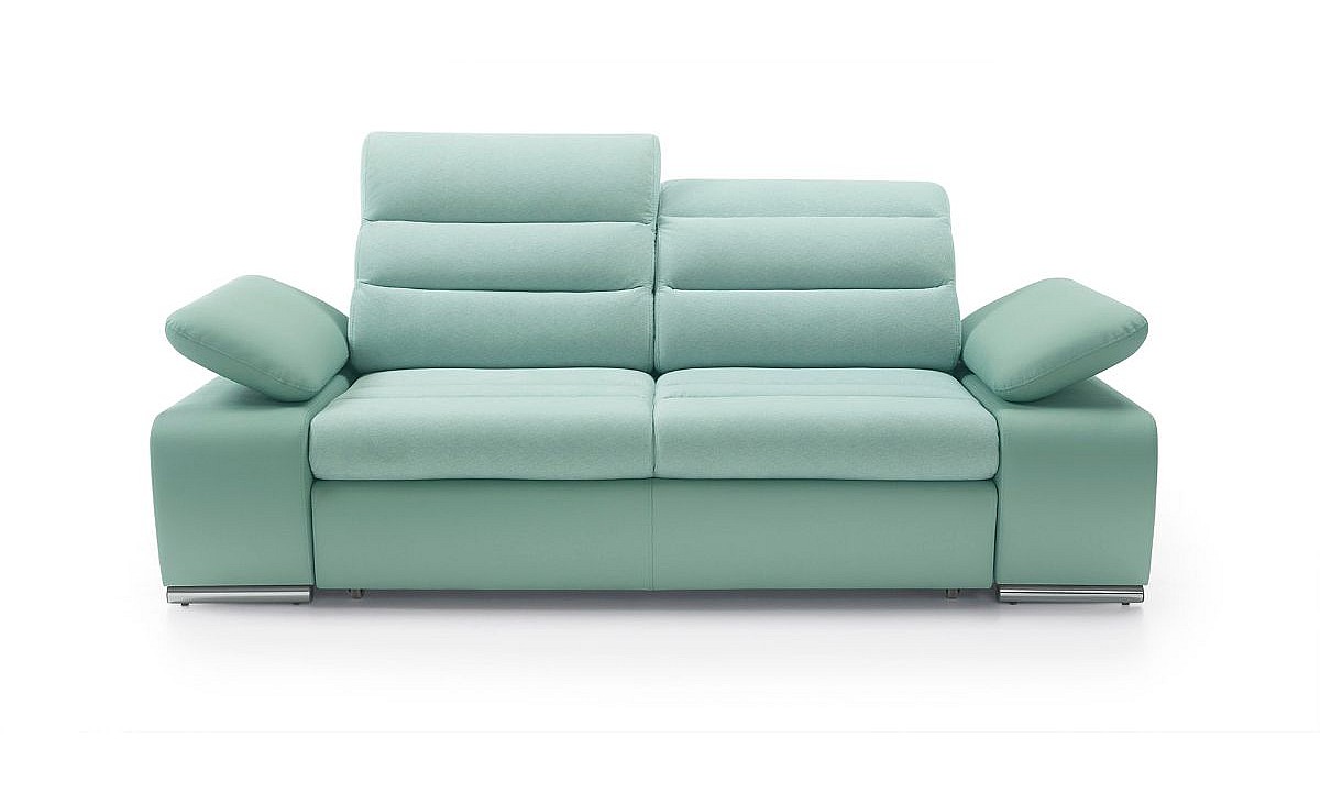 Korfu Modern Adjustable-Armrest & Headrest Sofa